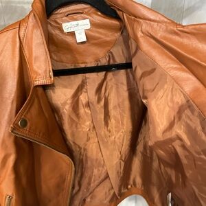 Jocelyn Smith Collection Brown Leather Jacket